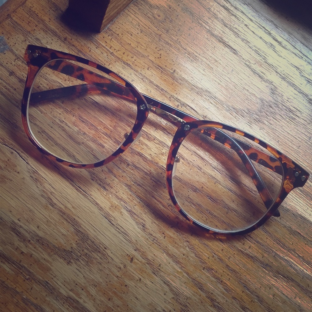 Fake glasses